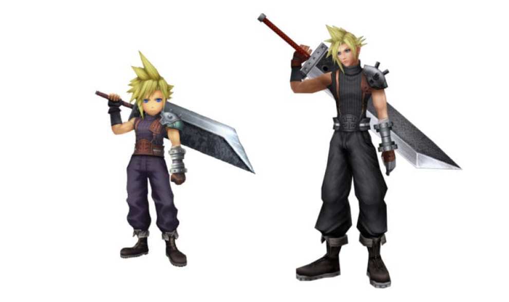 Cloud Final Fantasy VII vs explorers cameo