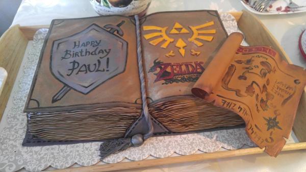 legend of zelda, cake , wind waker, birthday