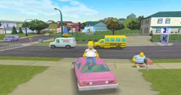 Simpsons Hit and Run, PS2, PS4