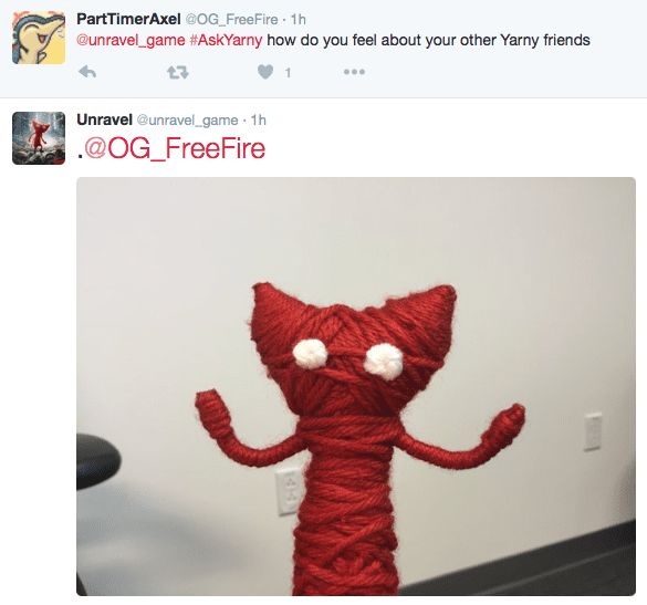 Yarny unravel q&a interview twitter