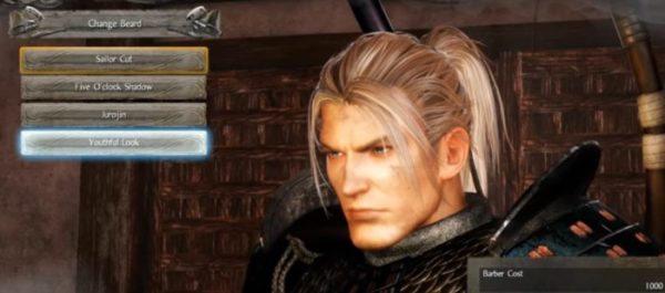 youthful look beard nioh