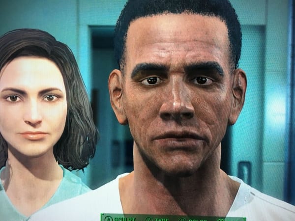 Fallout 4, character creation, Obama