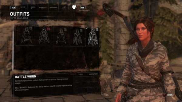 tomb raider battle worn