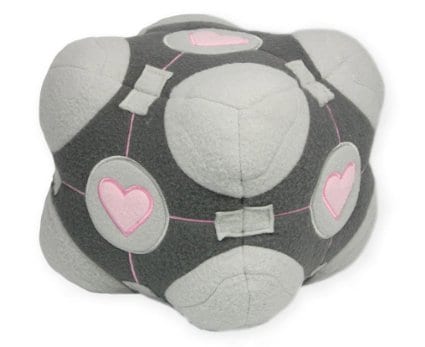 Portal plush, companion cube, PC gift guide, gifts, PC, 2015