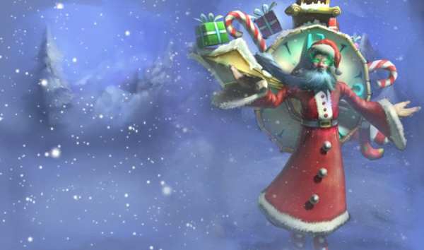  league of legends slowdown showdown winter skin splash original Old Saint Zilean