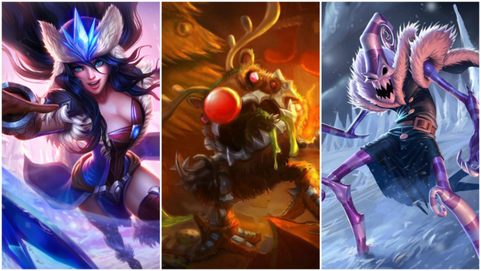 League of Legends Snowdown Showdown Skins