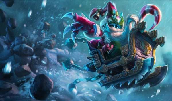 Bad Santa Veigar snowdown skin league of legends