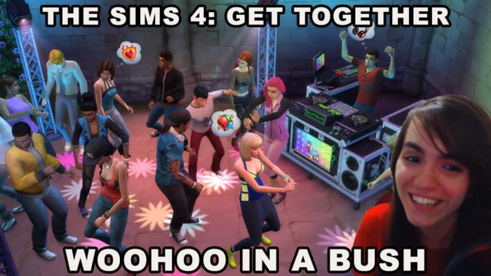 sims 4 get together woohoo bush