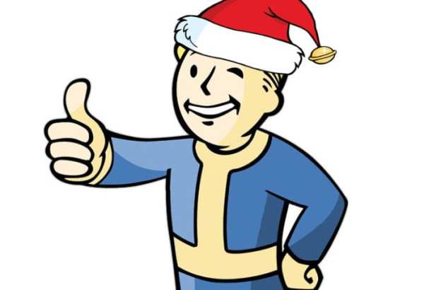 vault boy santa