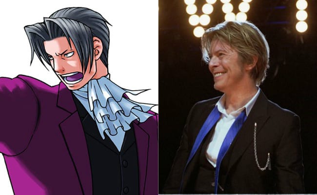 David Bowie is in every video game, Miles Edgeworth, Ace Attorney