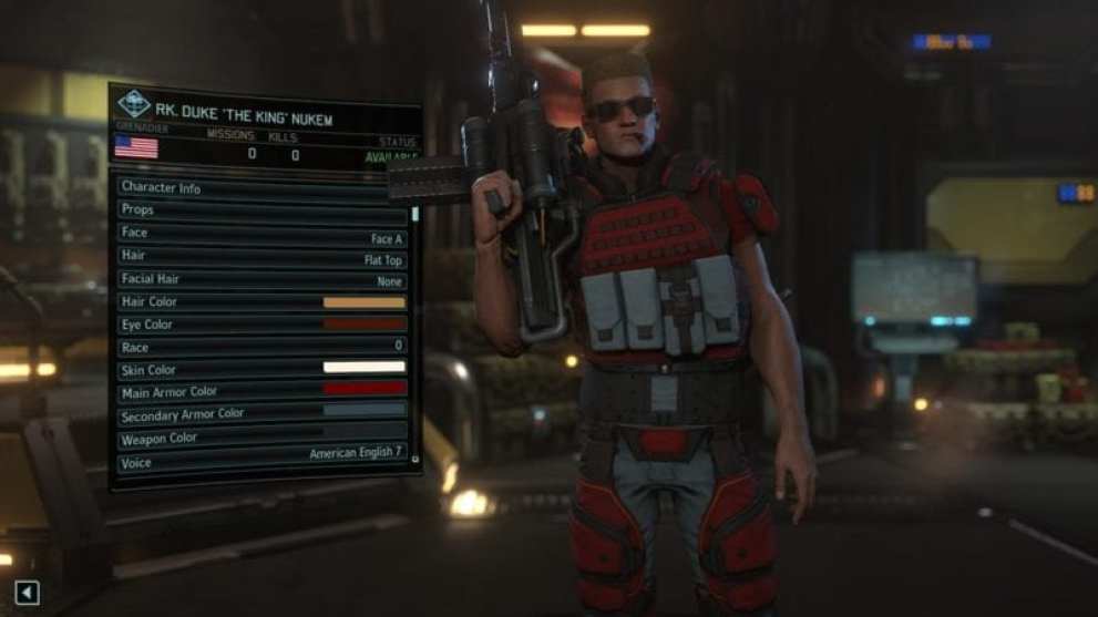 XCOM 2, character creation, Duke Nukem