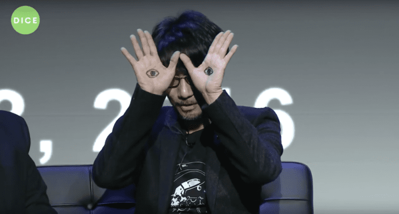 hideo kojima del toro eye hands dice 2016