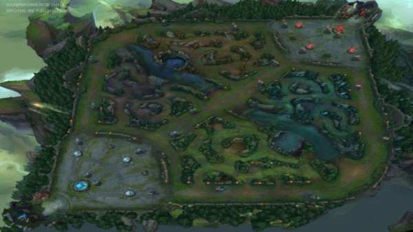 summoner's rift league of legends map