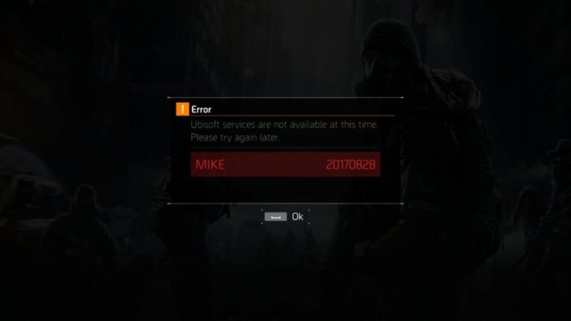 The Division Mike error fuck