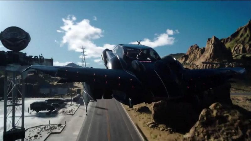 Final Fantasy XV, FFXV, car, jet