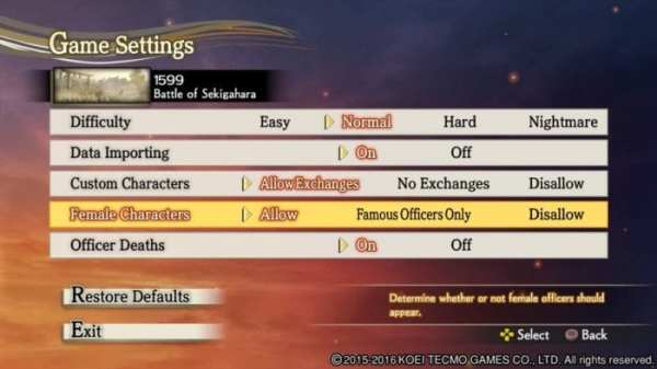 SAMURAI WARRIORS 4 Empires