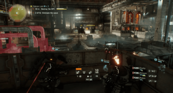 The division Falcon lost incursion