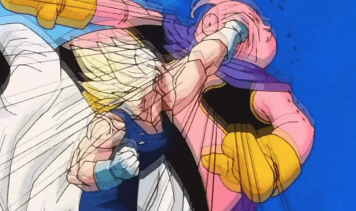 Majin Vegeta vs Buu