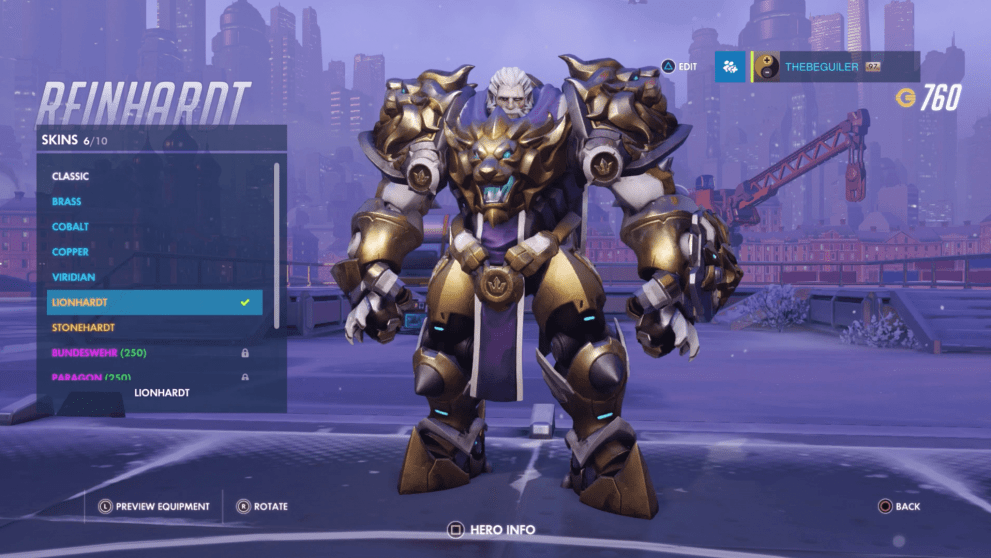 4) Reinhardt - Lionhardt