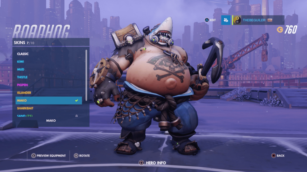 8) Roadhog - Mako