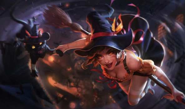 Bewitching Nidalee splash art skin new