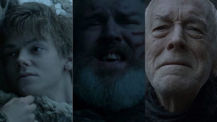 Jojen Reed, Hodor/Wylis, Three-Eyed Raven