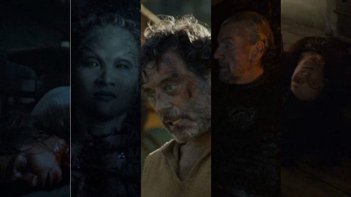 Osha, Leaf, Ray, Brynden Tully, Lady Crane