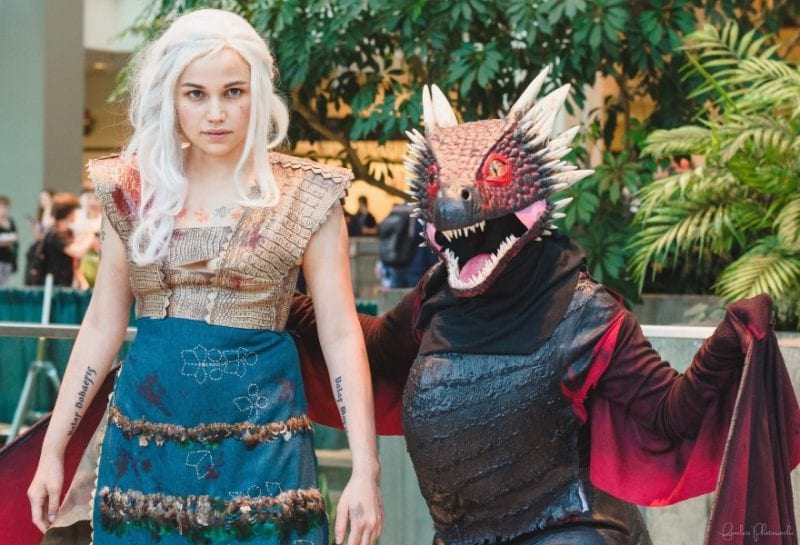 Daenerys and Drogon