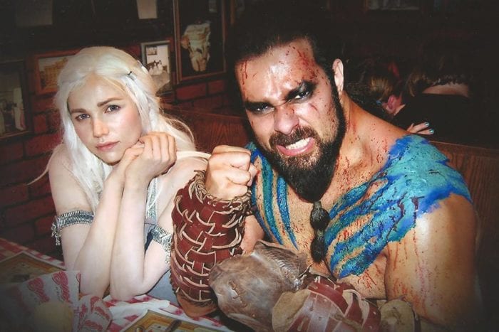 Khal Drogo and Daenerys