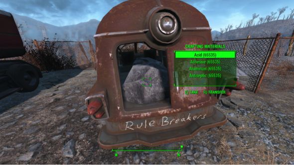 infinite crafting materials fallout 4