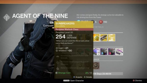 Xur, Destiny