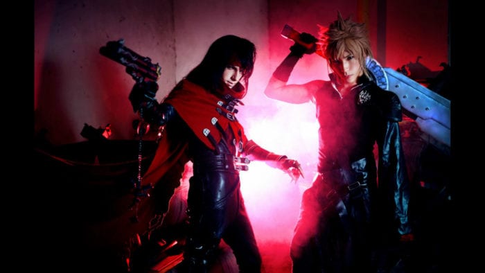 Cloud Strife and Vincent Valentine - Final Fantasy VII