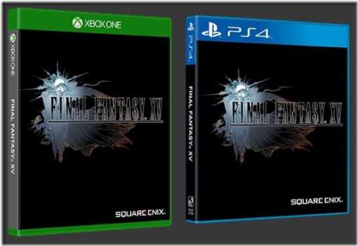 Final Fantasy XV, cover art, reversible