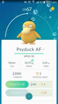 Pokemon GO, Psyduck