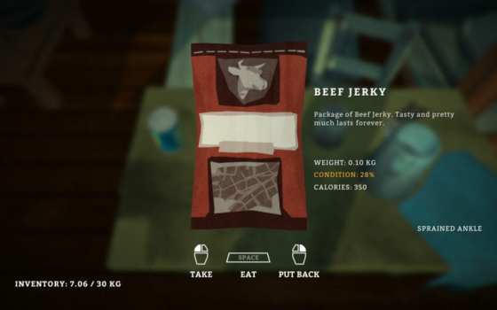 The Long Dark, Beef Jerky