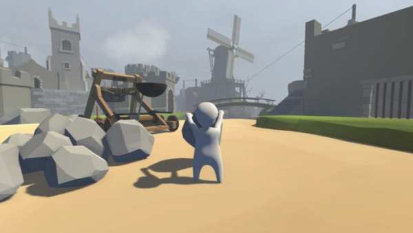 Human: Fall Flat Catapult Wall