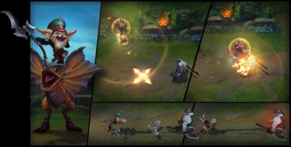 League of Legends Kled Abilities