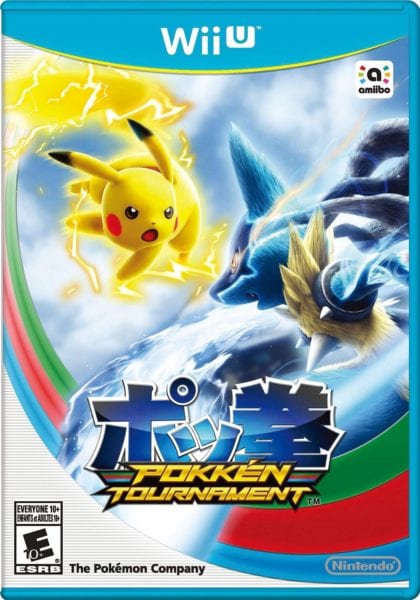 pokken tournament, box art