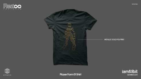 Rez Infinite T-shirt Gold Foil