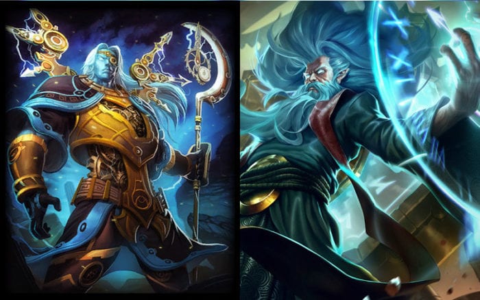 Chronos (Smite) vs Zilean (League of Legends)