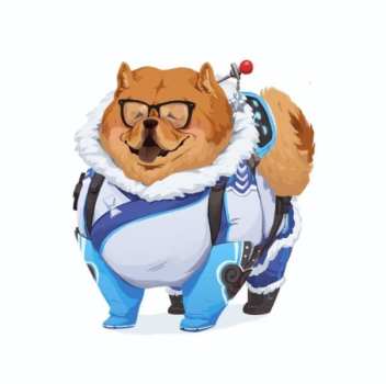 mei overwatch dog