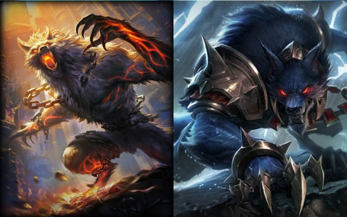 Fenrir (Smite) vs Warwick (League of Legends)