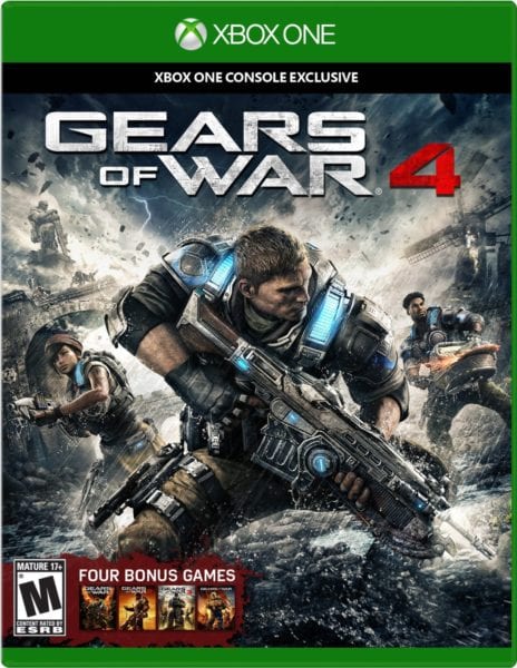 box art, gears of war 4