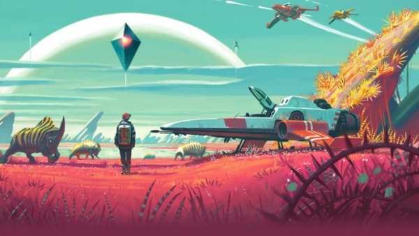 no man's sky, center