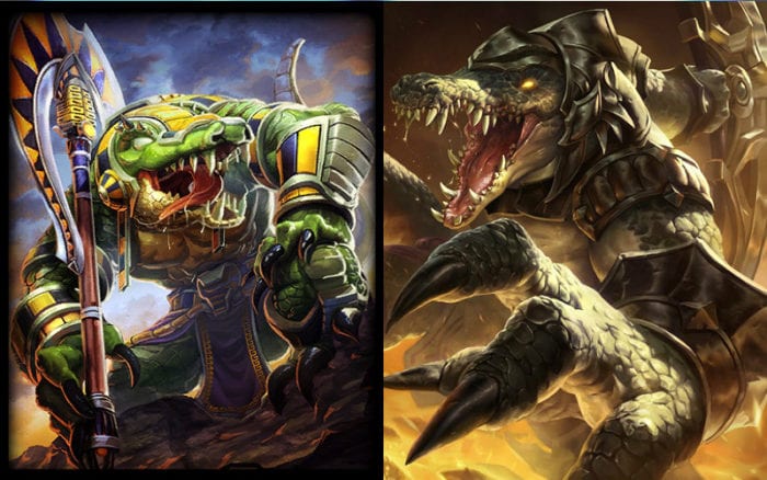 Sobek (Smite) vs Renekton (League of Legends)