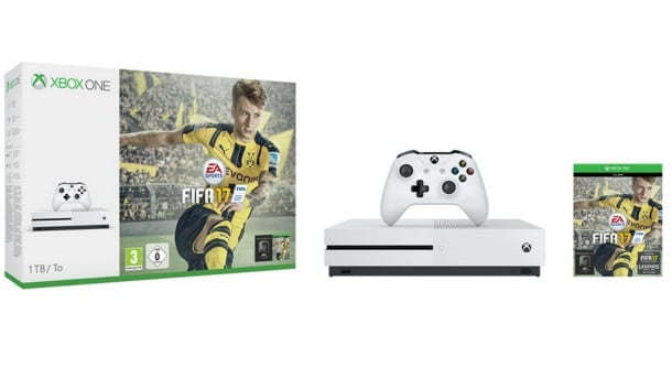 xbox one s, bundle, fifa 17