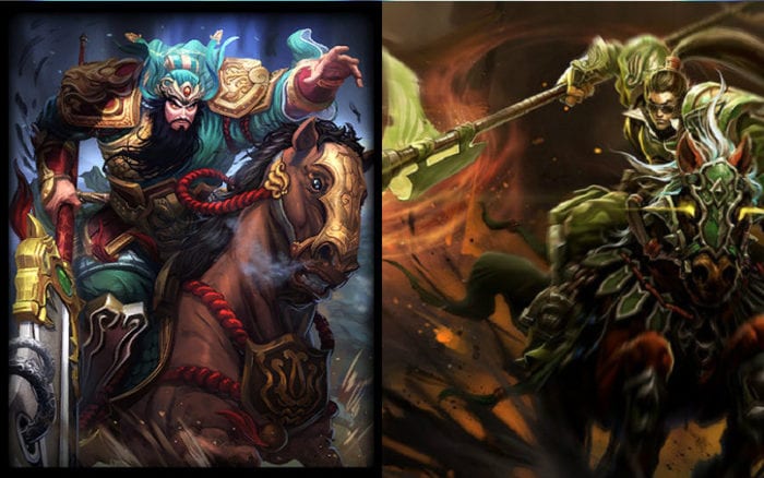 Xin Zhao (League of Legends) vs Guan Yu (Smite)