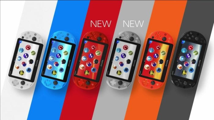 PS Vita colors