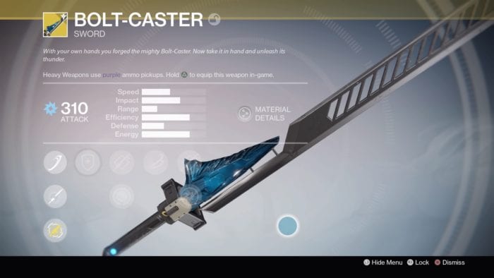 #3 Exotic Swords (Bolt-Caster, Dark-Drinker, and Raze-Lighter)