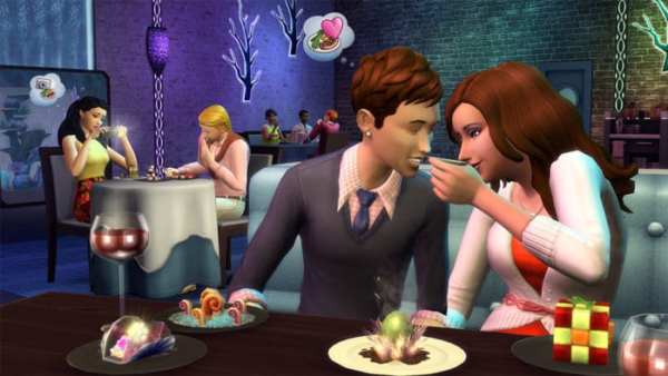 The Sims 4, Dine Out, character can get married, dating, romance